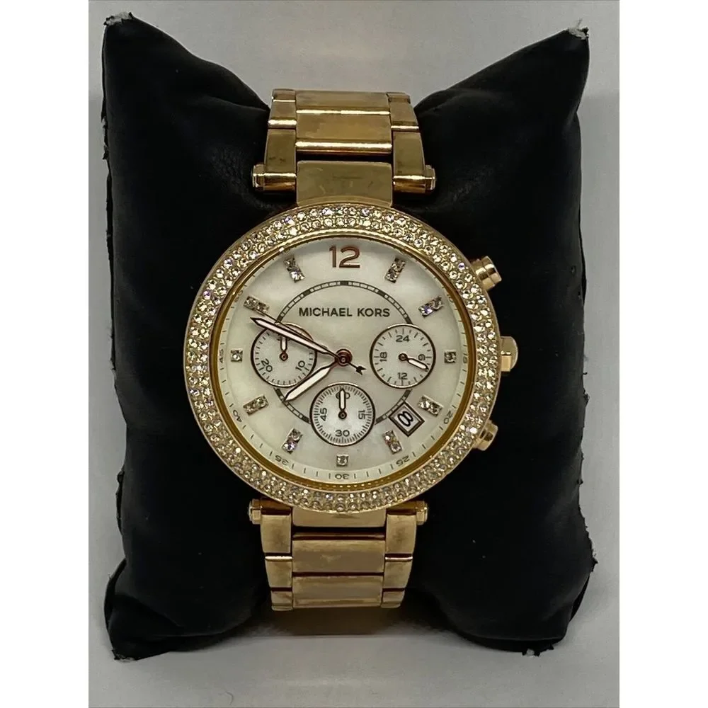 Michael Kors Parker MK5491 Women's Gold Stainless Steel Analog Dial Watch VK719
